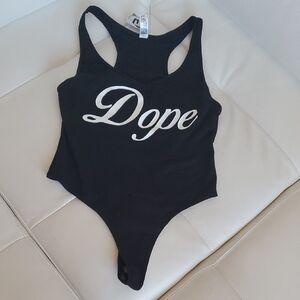 Dope Black Bodysuit
